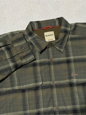 Simms Waffle Lined Fishing Shirt